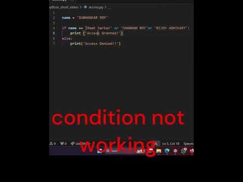 Why Is Python Not Pythoning?? | #CodingTips #coding #python - YouTube