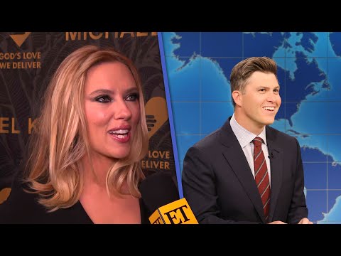 Scarlett johansson on colin jost's snl return and navigating 'terrible twos' with son (exclusive)