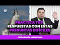 Demostración de entrevista como responder las preguntas difíciles - Ciudadanía americana 2023