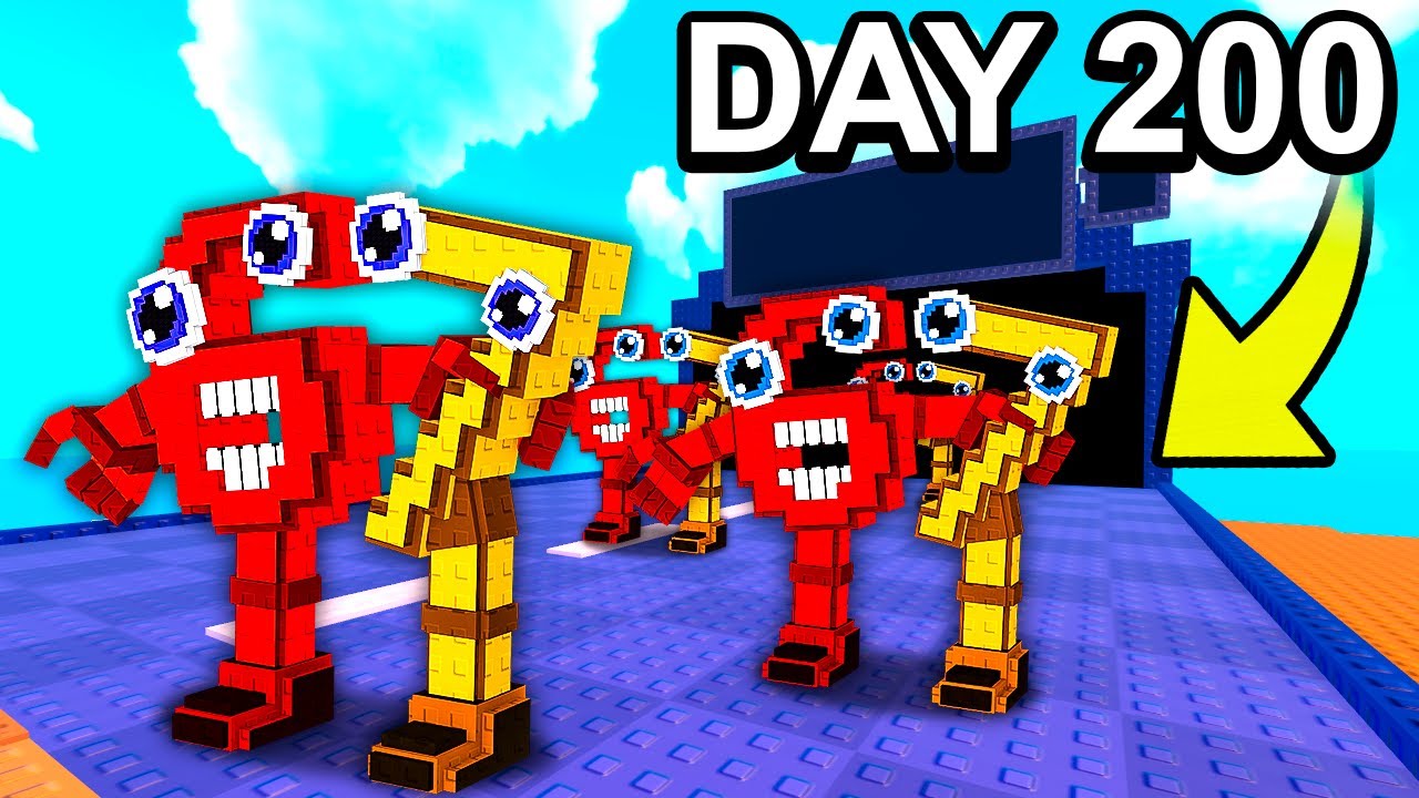 I Spent 200 Days In Plants vs Brainrots!