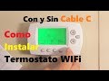 Como Instalar Un Termostato De Wifi sin cable c