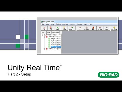 Bio-Rad Unity Real Time Training - Part 2 - Setup