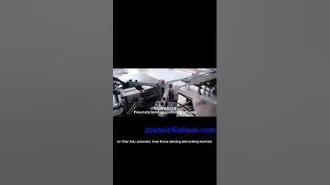 Air filter fully automatic inner frame bending and riveting machine