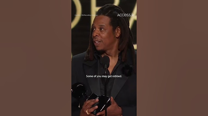 Jay-Z Brings Daughter Blue Ivy Up To Grammys Stage With Him