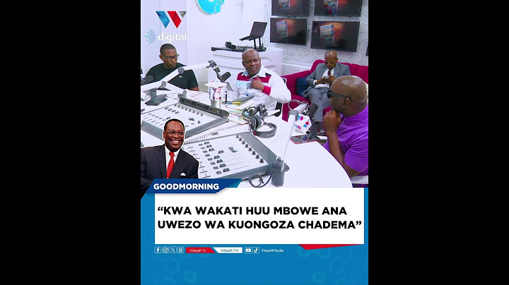 MBOWE BADO ANA UWEZO WA KUONGOZA CHADEMA