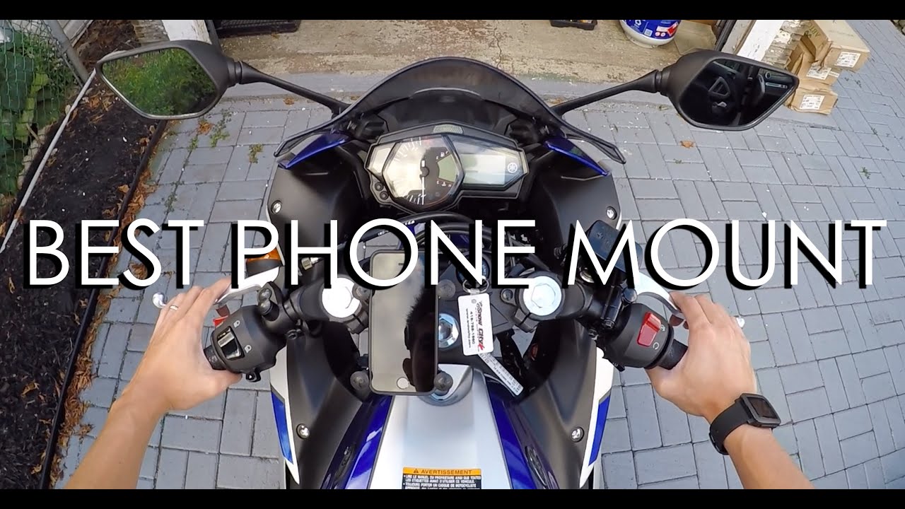 yamaha r3 cell phone mount