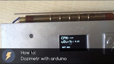How to make Dozimetr with arduino /chernobyl