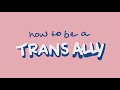 How to Be a Trans Ally