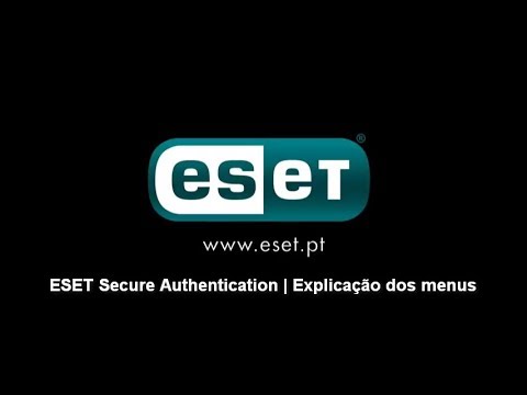 ESET Secure Authentication | Explicação Menus
