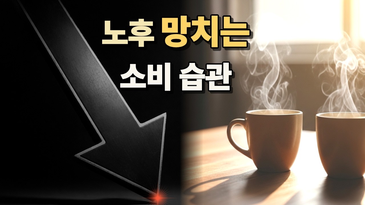 [시니어 정보은행] 노후를 무너뜨리는 소비 습관 5가지 (모르면 평생 돈이 샙니다)