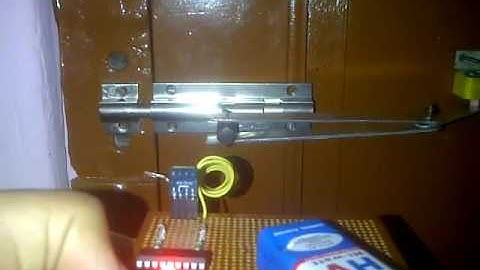 Remote control door locking system |#diy #electronics #remotecontrol #security #embeddedprojects