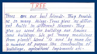  Write Essay On Tree Best Essay On Tree Essay On Tree In English Short Essay Writing