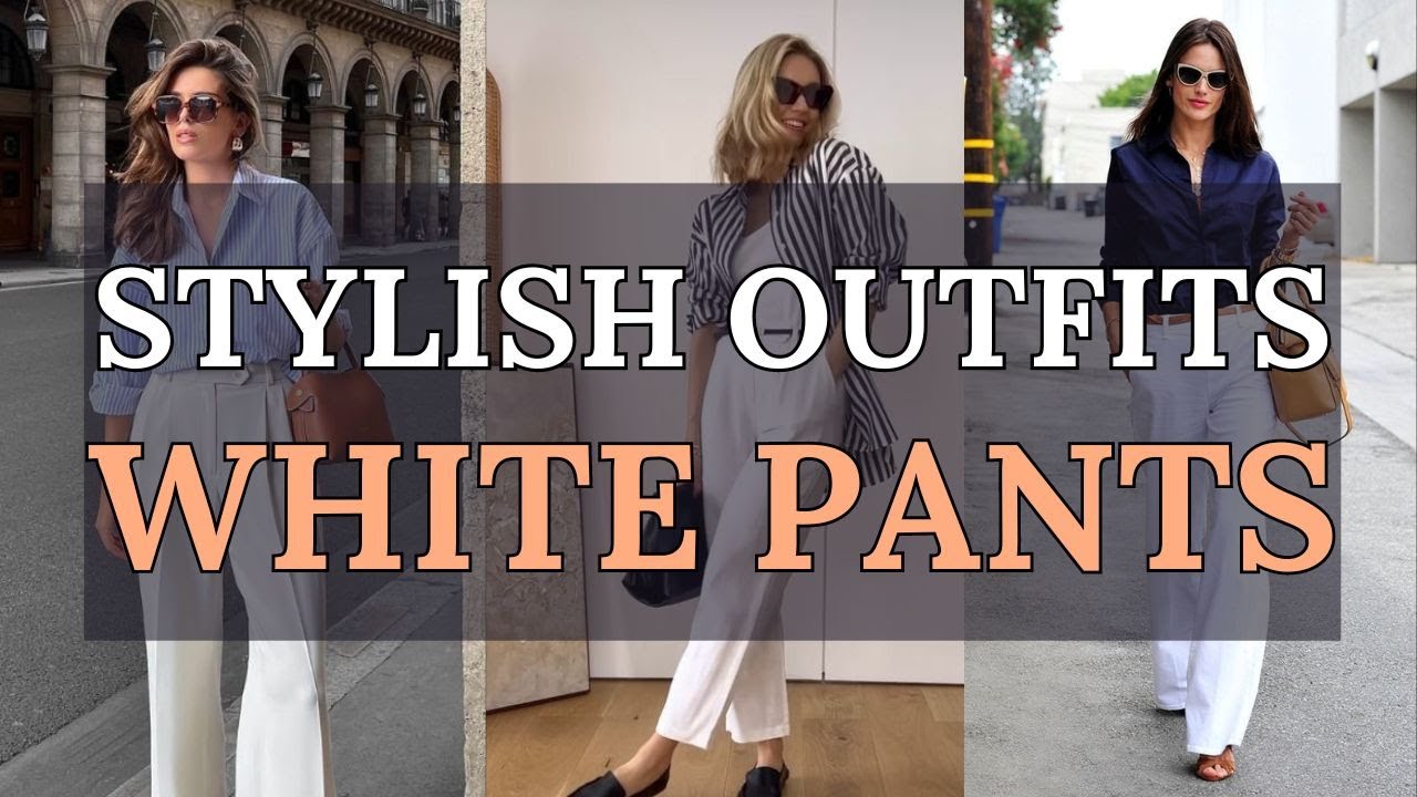 Plus Size Opaque White Pants Outfit 2 - Alexa Webb