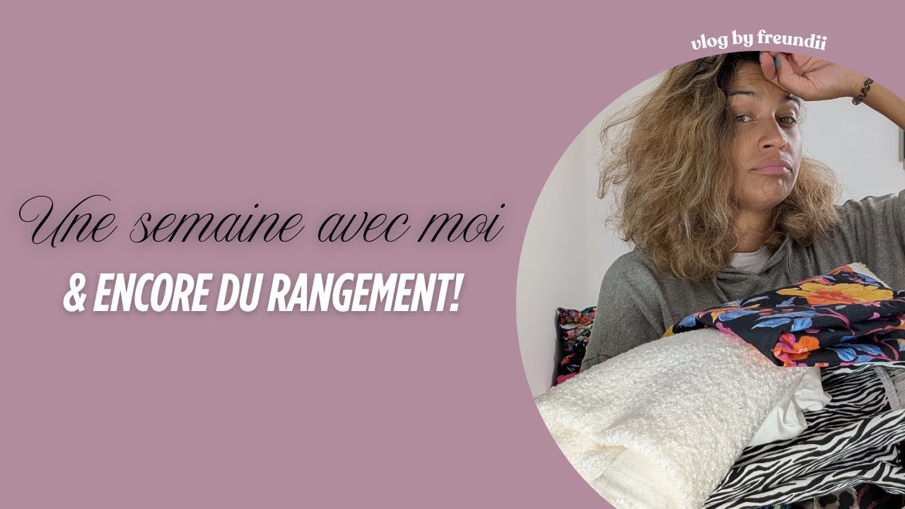 Encore du rangement dans mes tissus😱 Weekly Vlog n°47