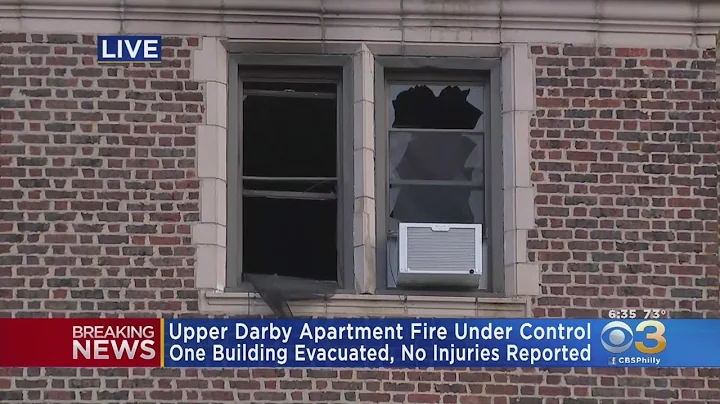 Fire Break Out At Upper Darby Apartment Building