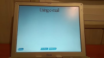First run Mac OS 9 in a iBook G3