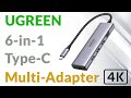 Hub usb c ugreen 6en1 4k 60 hz  convertit votre tlphone en botier tv