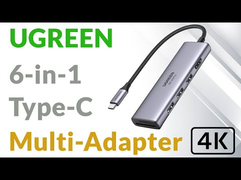 UGREEN 6-in-1 4k 60Hz USB C HUB - Converts your phone into a TV Box