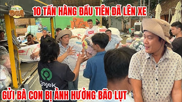 Chuyến xe đầu tiên đầy ấp quà thiết thực Khương Dừa sắp mang ra hỗ trợ bà con miền Trung bị bão lụt 