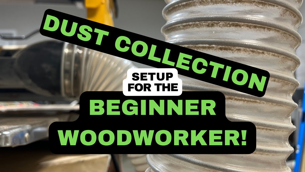 Dust Collection Pipe Setup for Beginners!! How to Prevent Dust for the
