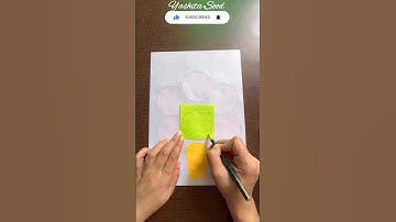 Mind map design with sticky notes || Day 57 #shorts #study #art @YashitaSood