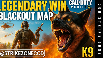"K9 Squad DOMINATED Blackout Map!🔥 CODM Battle Royale Victory | Call of Duty Mobile" @StrikeZoneCOD