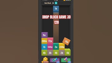 Drop Block 3D Puzzle Gameplay 128 #games #eronluke #shortvideo #shortsfeed