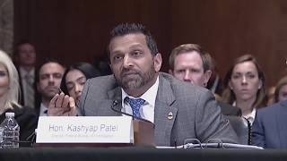 FBI's Patel denies drinking to excess in heated exchange