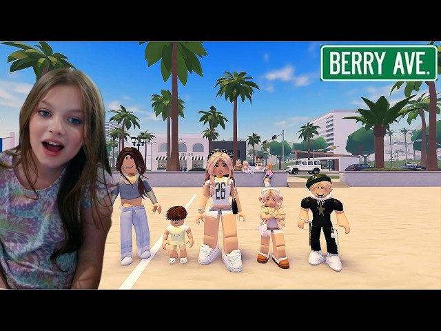 Day In a Life as a Big Sister in Berry Avenue taking care of her Young Sibling's | Roleplay *Roblox