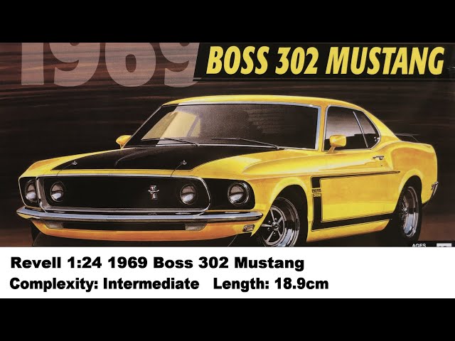 Revell 1:25 1969 Boss 302 Mustang Kit Review - YouTube