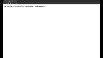 PHP program blank page in Ubuntu