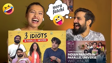 3 Idiots in Parallel Universe | Ashish Chanchlani REACTION | funkie couple vlogs
