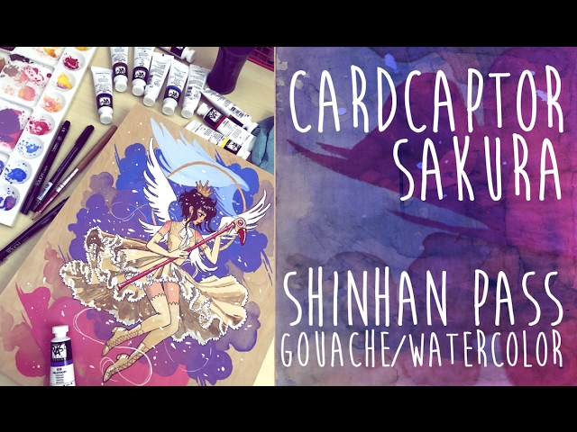 Review & demo - Shinhan PASS Color hybrid gouache/watercolor
