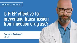 Is PrEP effective for preventing transmission from injection drug use?