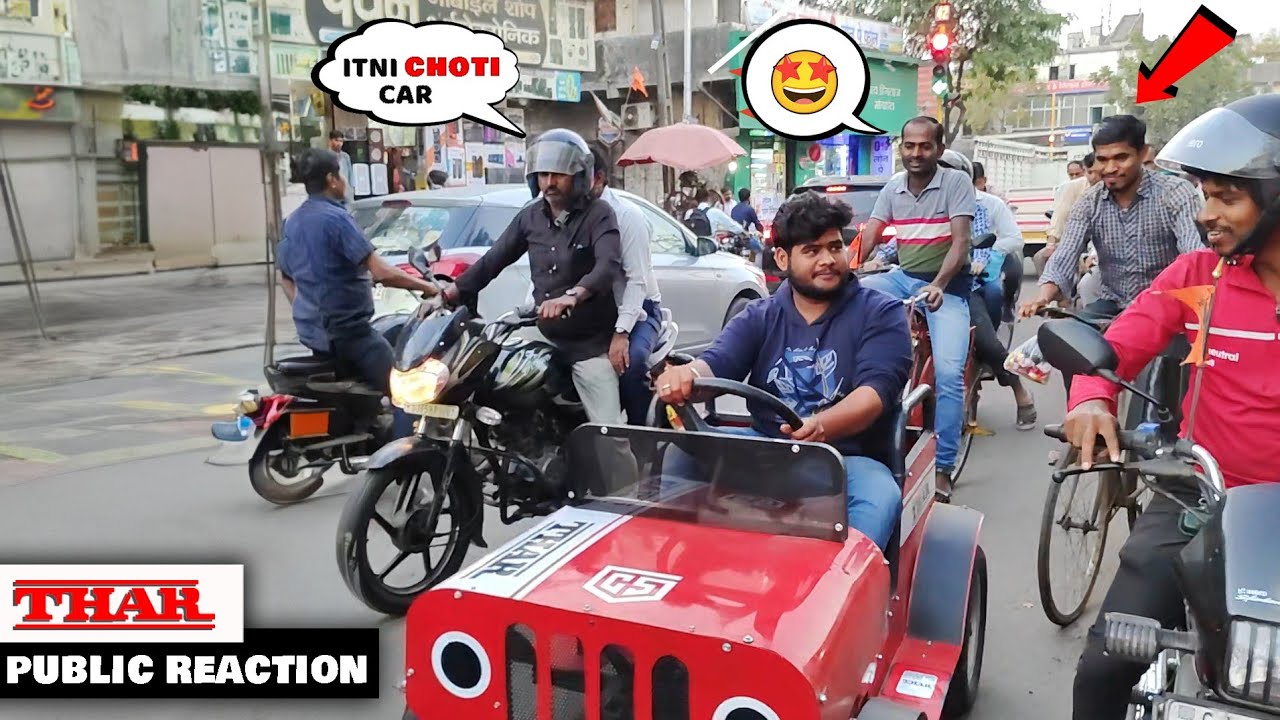 Amazing Public Reaction on Mini Thar Made By Us ||@CreativeScienceOfficial