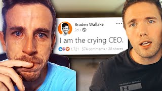 CEO CRIES BECAUSE HE FIRED PEOPLE | #grindreel