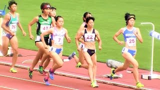 2015和歌山国体陸上 少年女子共通800ｍ予選1組 20151002