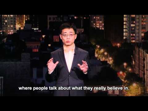 Comedian Joe Wong on Letterman 03/30/2012 with English subtitle