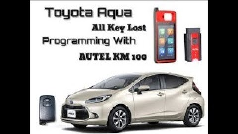 AUTEL KM100 Toyota  all key lost smart key programming