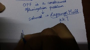 Optimal Power Flow - Part 2   Lagrangian 1