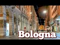 Empty Bologna. NO ONE. Italy  - 4k Walking Tour around the City - Travel Guide.  #Italy