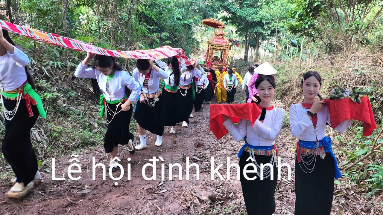 LỄ HỘI ĐÌNH KHÊNH XÃ THƯỢNG CỐC - PHÚ THỌ 2026 - MÀN RƯỚC KIỆU ĐI 2Km  LEO ĐỒI ĐƯỜNG TRƠN