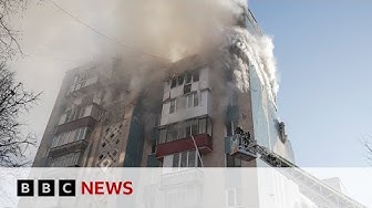 Thumbnail for Russian strike on flats kills 10 in one of deadliest attacks on western Ukraine | BBC News