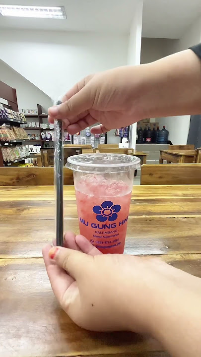 ASMR MINUMAN KOREA IS BATU POPICED CUP