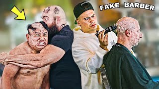 Giving Customers FU*� UP Haircut! (I’M NOT A REAL BARBER)