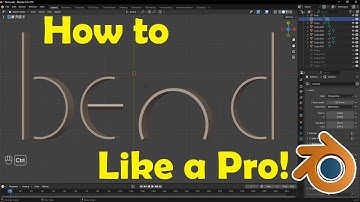 How to Bend Objects in Blender Using Simple Deform Modifier