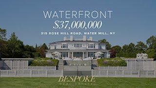 World-Class $37,000,000 Waterfront Hamptons Real Estate