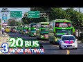 KONVOI 20 BUS JAMAAH HAJI KABUPATEN KEDIRI (Pandawa 87, Pratama Putra dan Barokah Jaya)