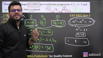 Sequence & Series CAT 2021 || Part 01 || Previous Year Questions || Udit Saini #cat_preparation