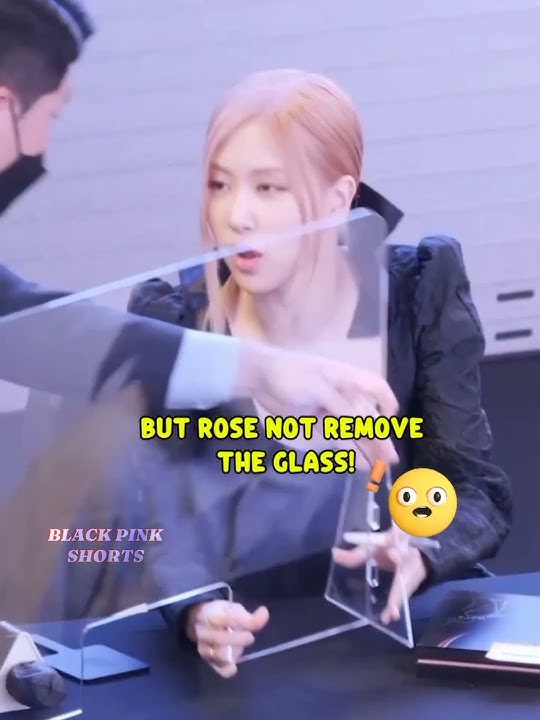 Why staff remove black pink glass 😱#blackpink #shortvideo #viralvideo #ytshorts
